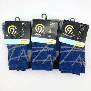 NEW Champion C9- Youth All Sports Crew Socks (MED)